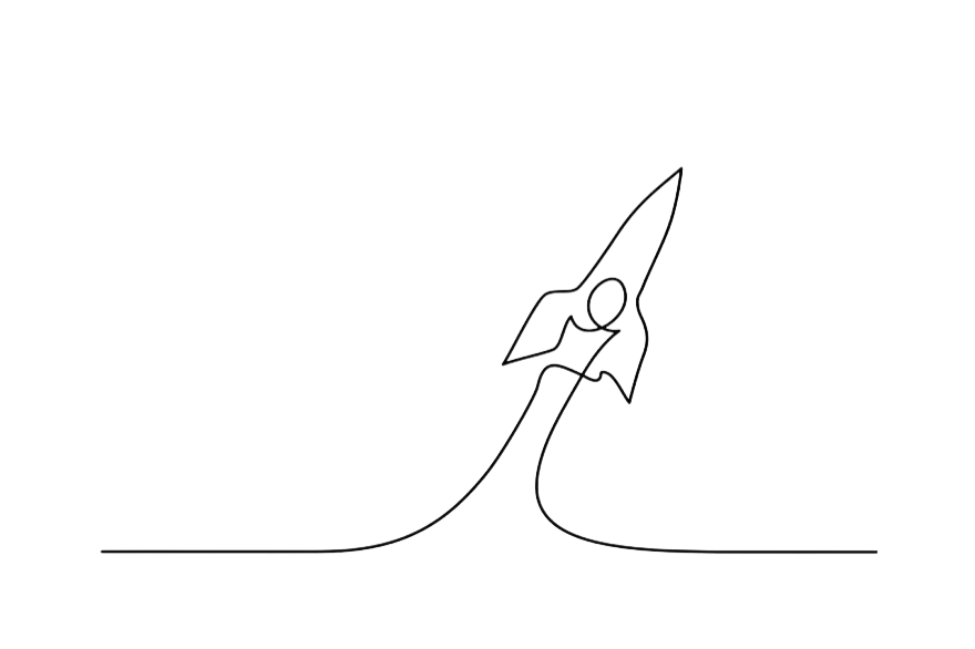 Working sketch lower left